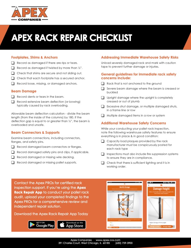installation checklist, hydraulic leaks, testing protocols