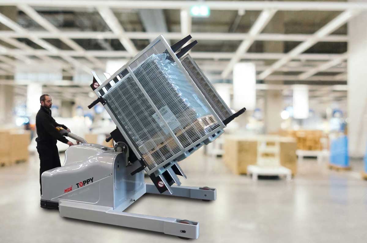 pallet inverter, warehouse efficiency, cost savings