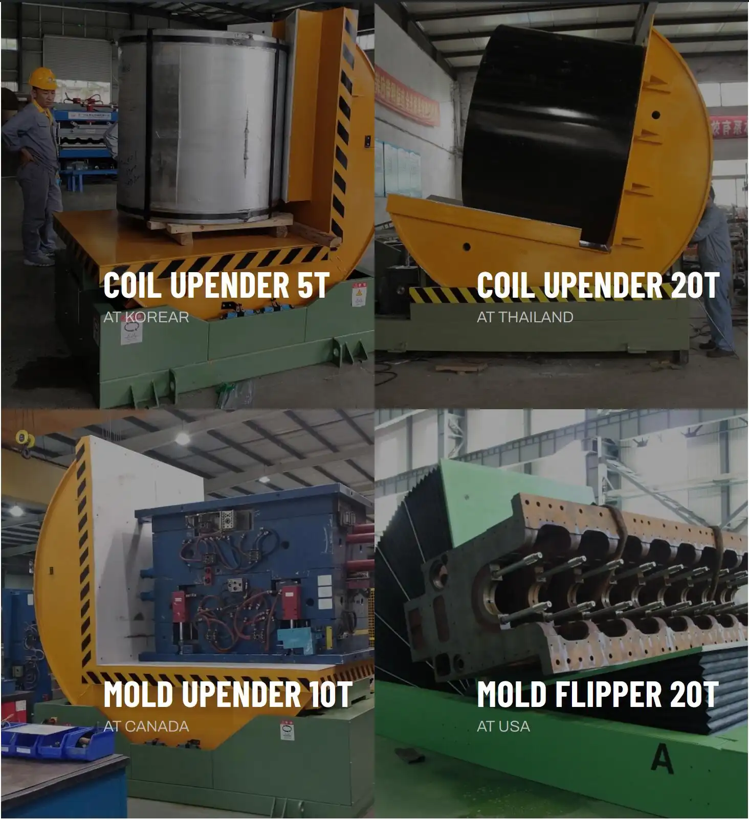 heavy mold upender, foundation stability, flooring requirements