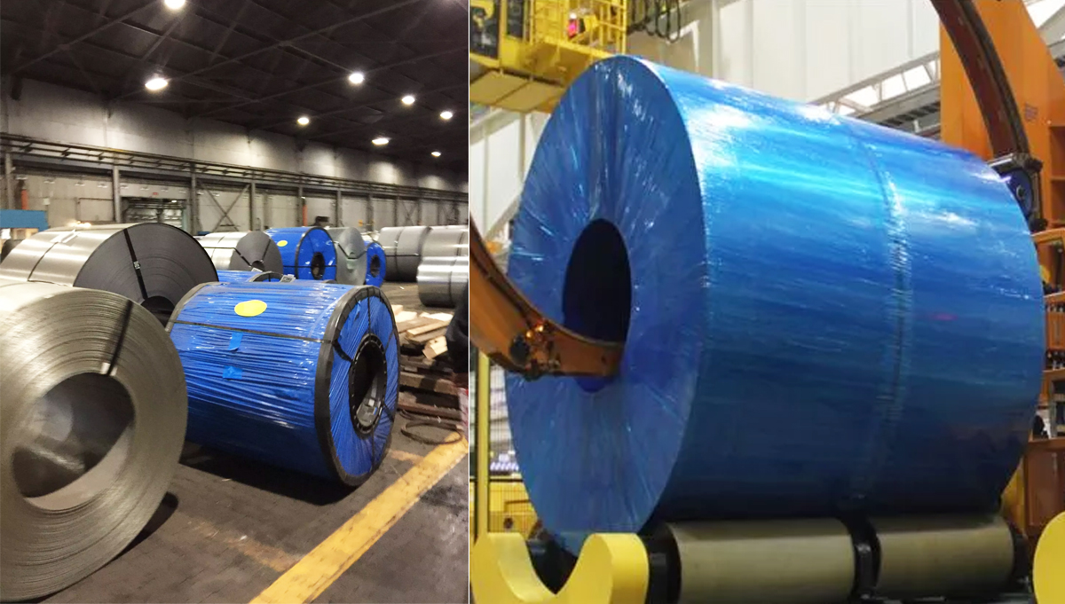 steel coil packaging, automotive sector, construction industry