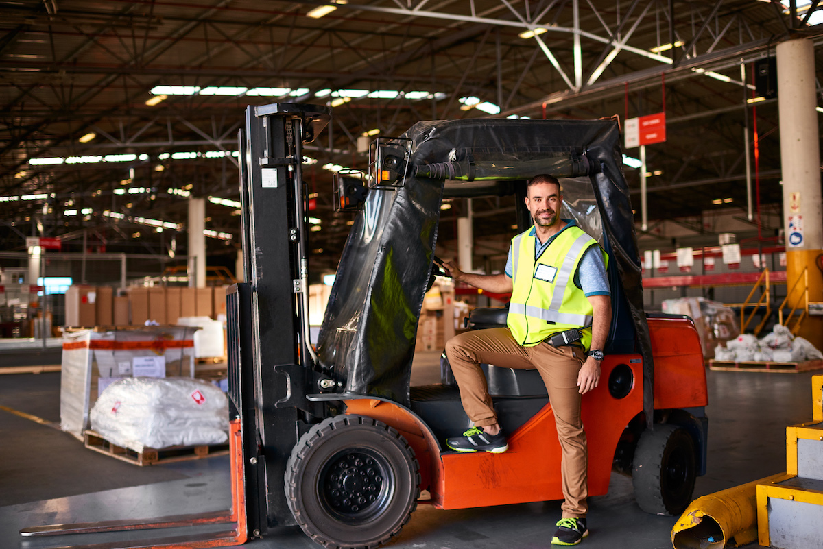 forklift safety, coil transport, load handling