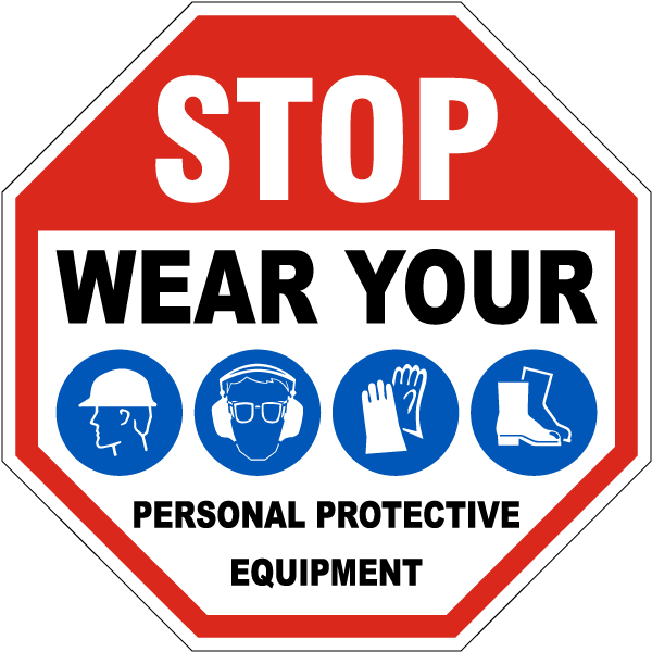 Emergency stop safety, Machinery safety, Personal protective equipment