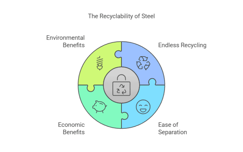 Steel frames cost comparison, ROI calculation, packaging sustainability