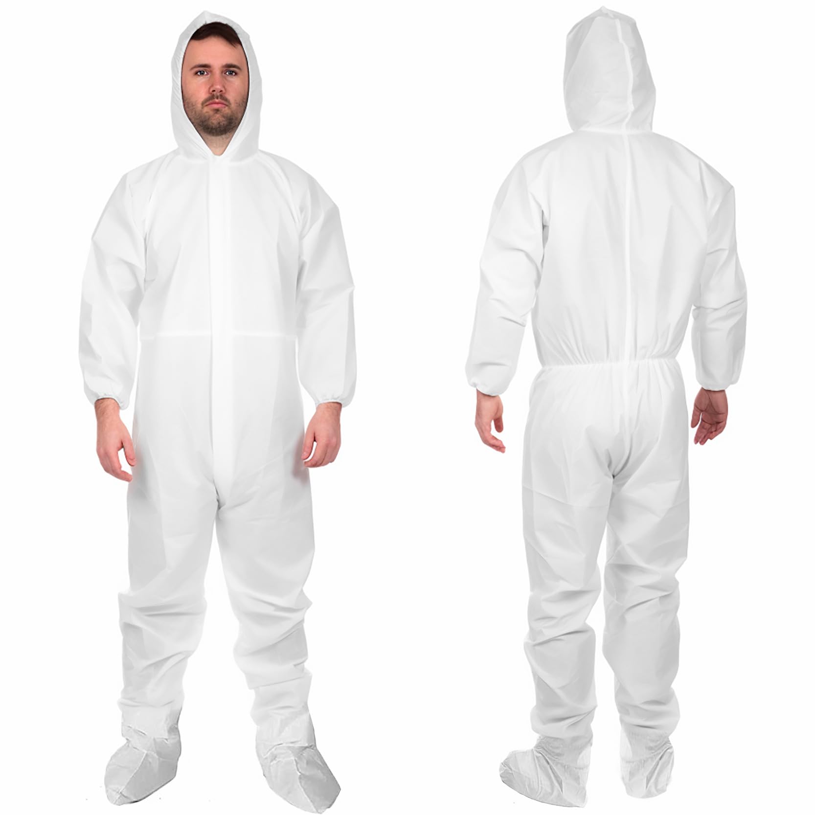 protective coveralls, waterproof boots, mold safety