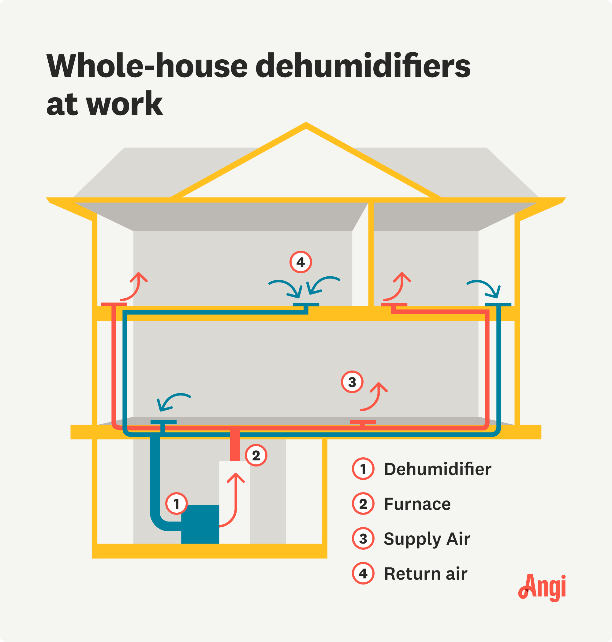 HVAC maintenance, mold prevention, dehumidification