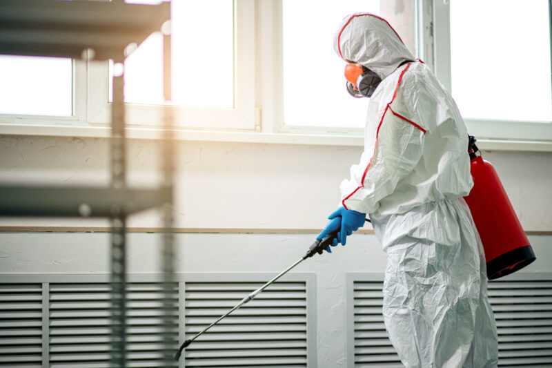 mold sanitization, industrial cleaning, waste disposal