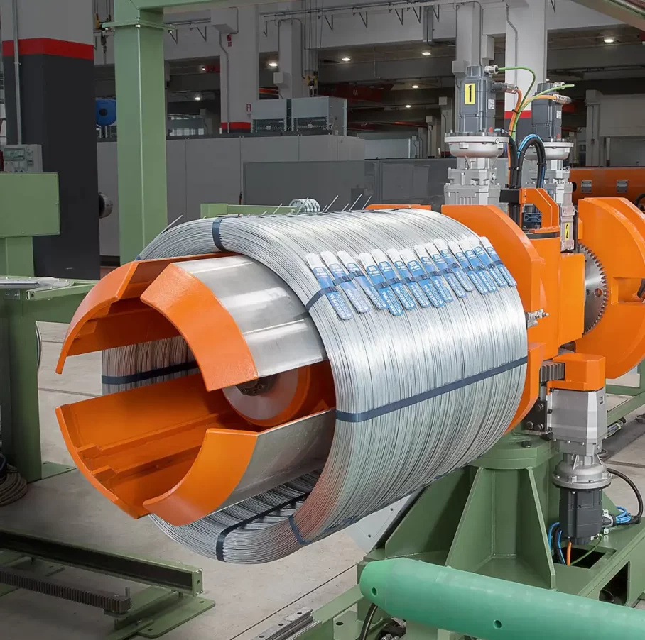 automated steel packing, packing machines, coil wrapping solutions
