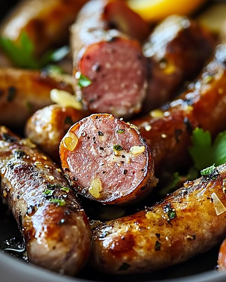 Saucisses Légumes Rôtis