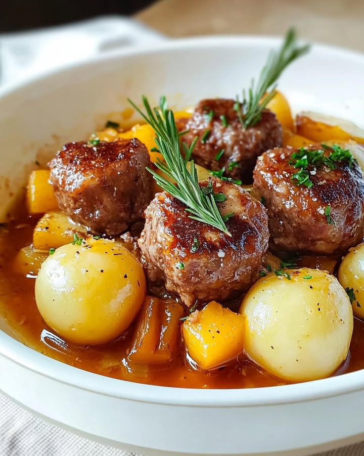 Ragoût Boulettes Savoureux