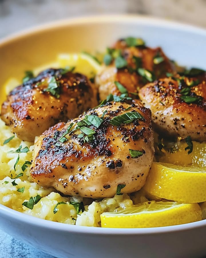 Poulet Citron Riz