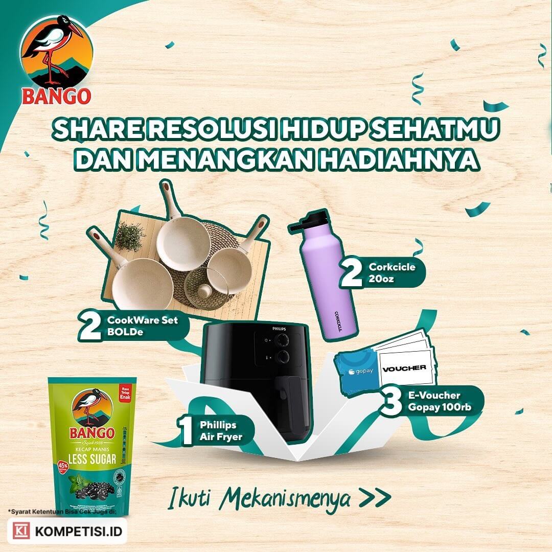 Share Resolusi Hidup Sehatmu dan Menangkan Hadiah dari Kecap Bango