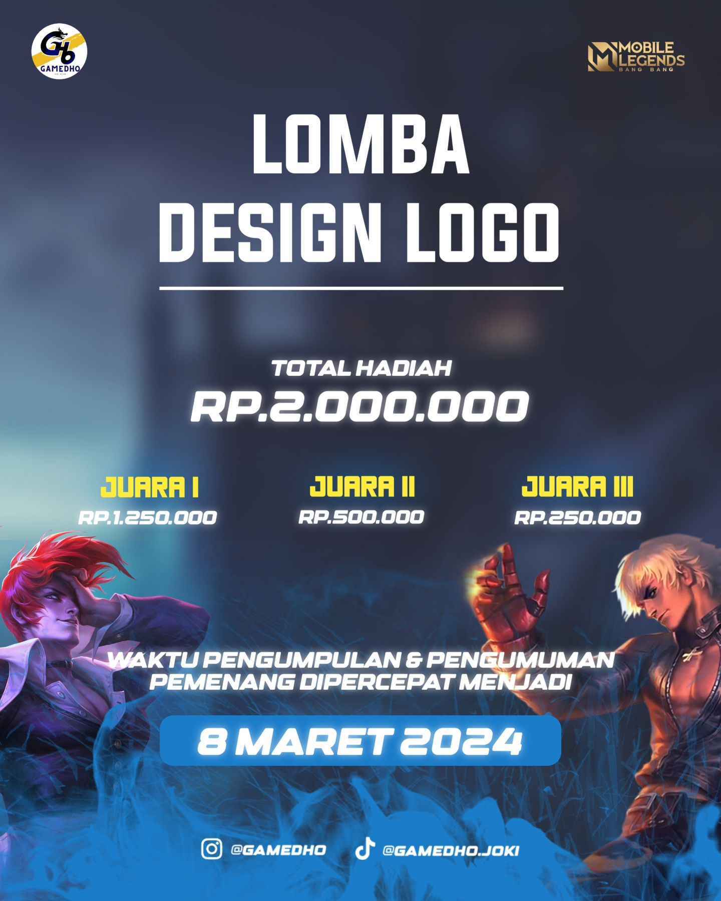 Lomba Desain Logo dari Gamedho