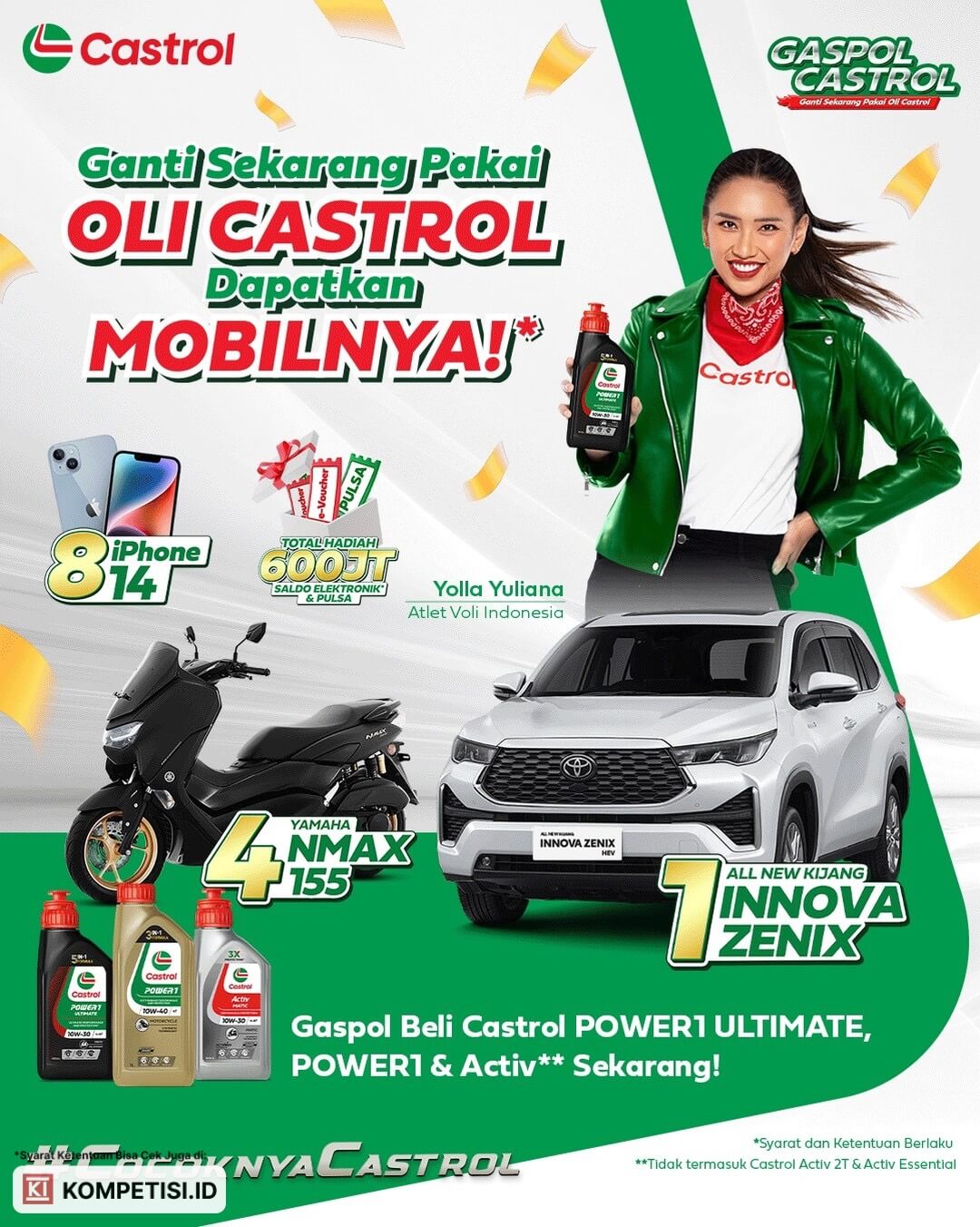 Ganti Sekarang Oli Castrol Dapatkan Mobilnya do Gaspol Castrol