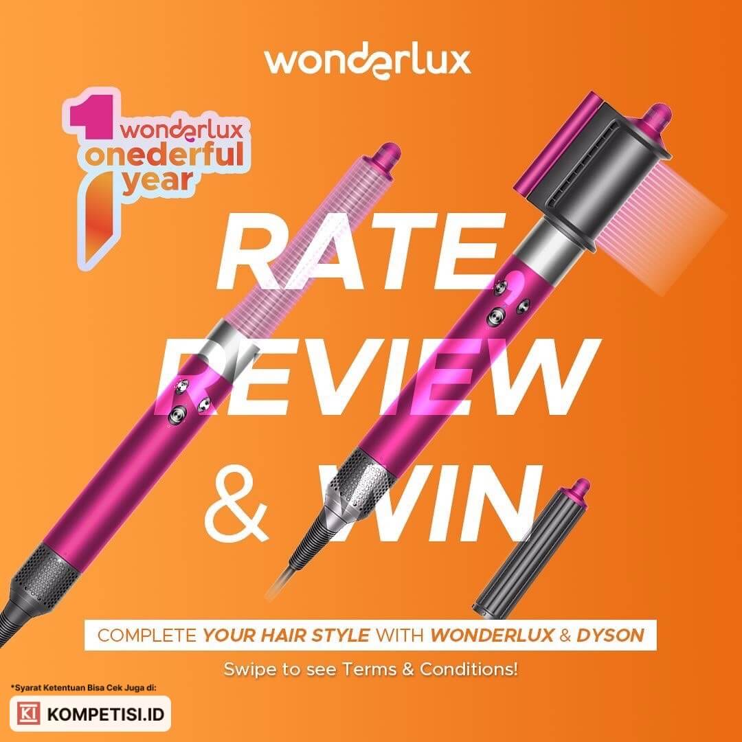 Buat Review di Shopee Menangkan Giveaway dari  Wonderlux