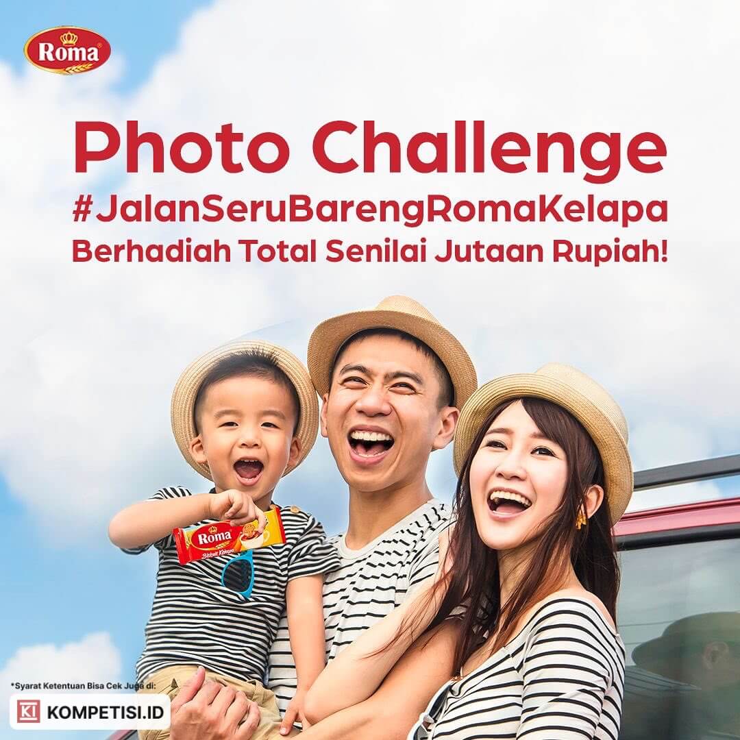 Photo Challenge Jalan Seru Bareng Roma Kelapa Berhadiah Total Senilai Jutaan Rupiah