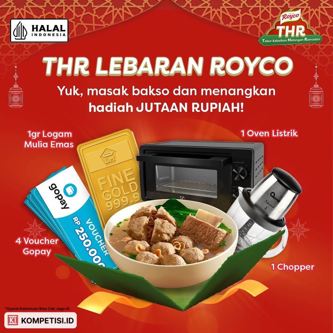 THR dari Royco Masak Bakso dan Menangkan Hadiah Jutaan Rupiah