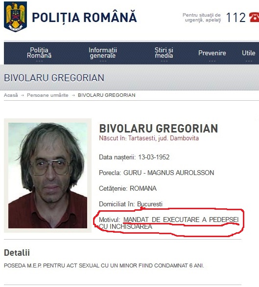 urmarit politia romana