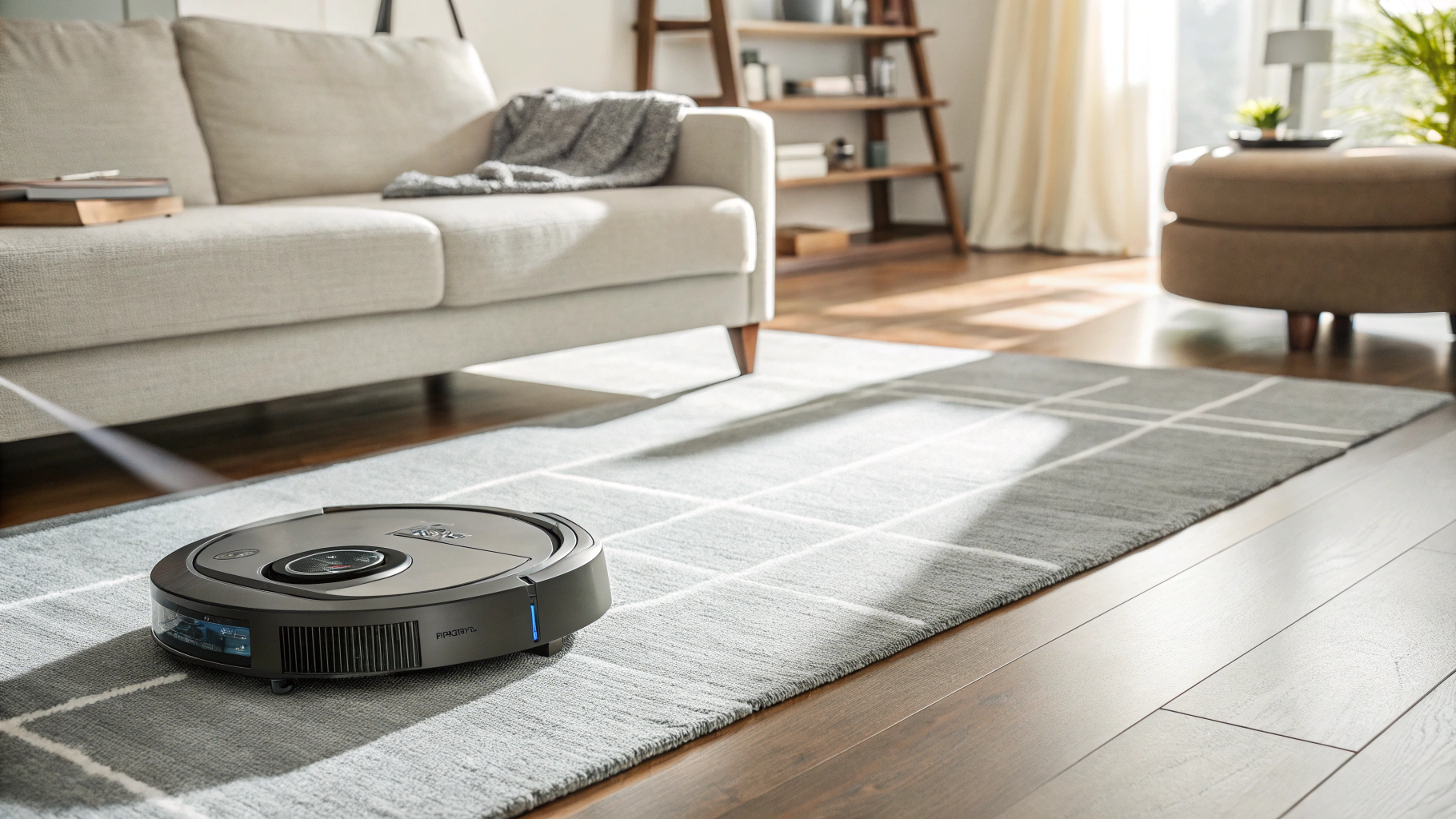 Smart Robotic Vacuum Cleaner in Action