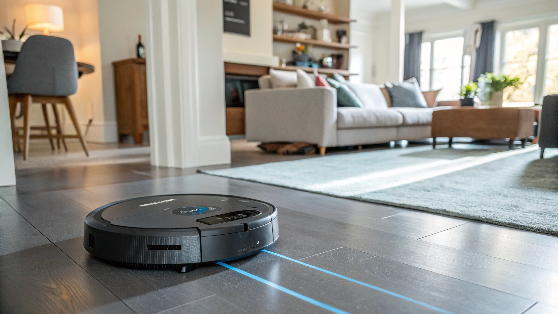 Robot Vacuum Navigating with SLAM Technology in a Modern Home