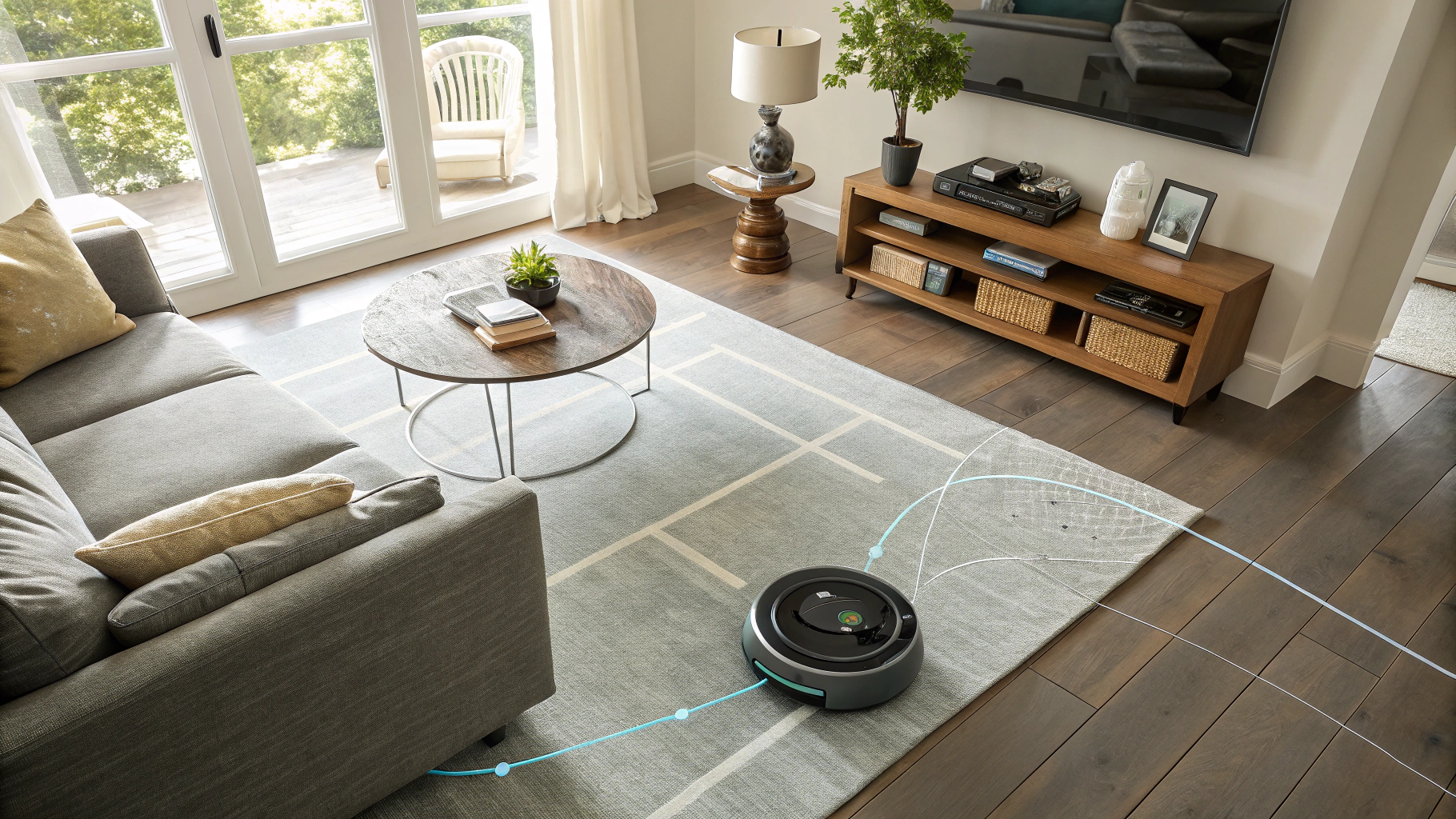 Robot Vacuum Creating a Home Map