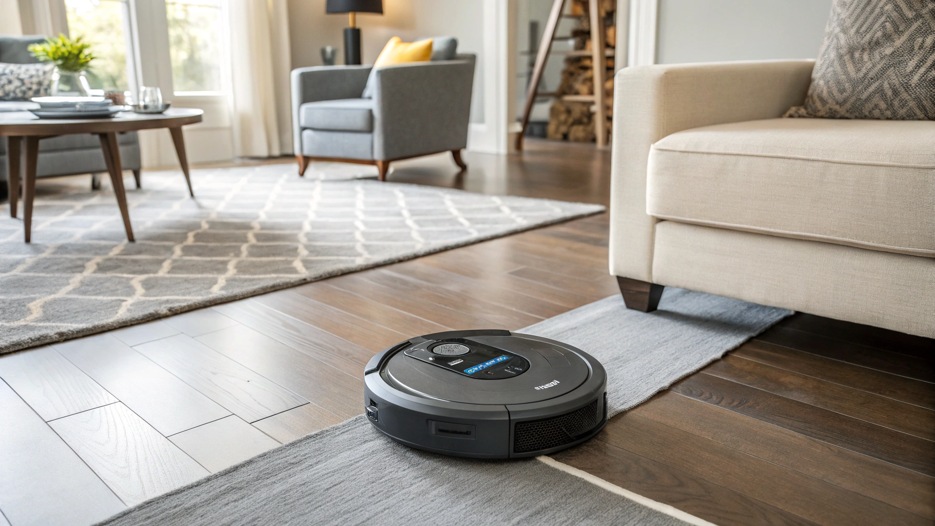 Robotic Vacuum Cleaner with Advanced LiDAR and AI Navigation