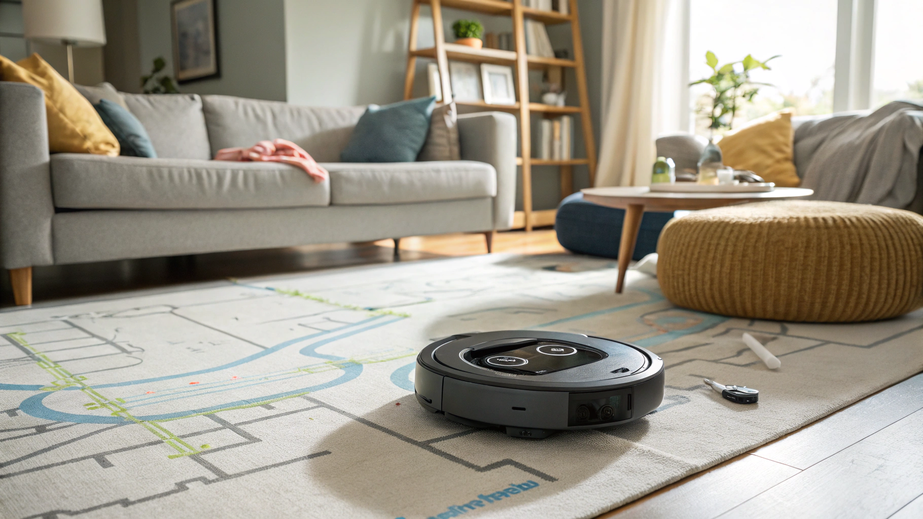 AI-Powered Robotic Vacuum with Advanced Navigation System