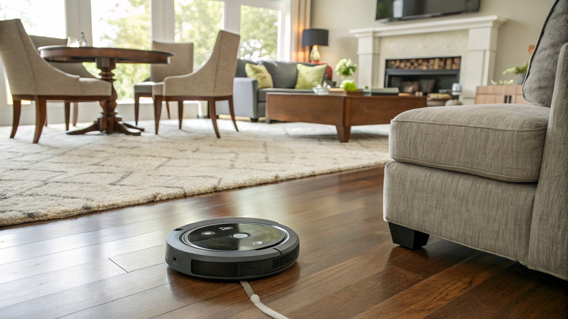 Robotic Vacuum with Advanced Navigation and Smart Home Integration