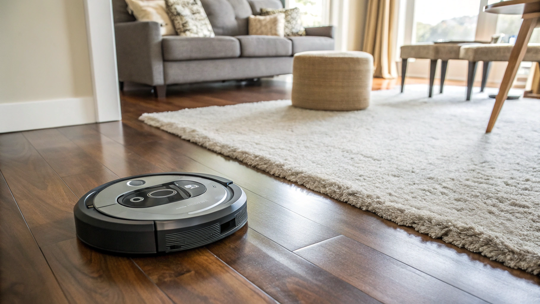 Robotic Vacuum Navigating a Mixed Floor Environment