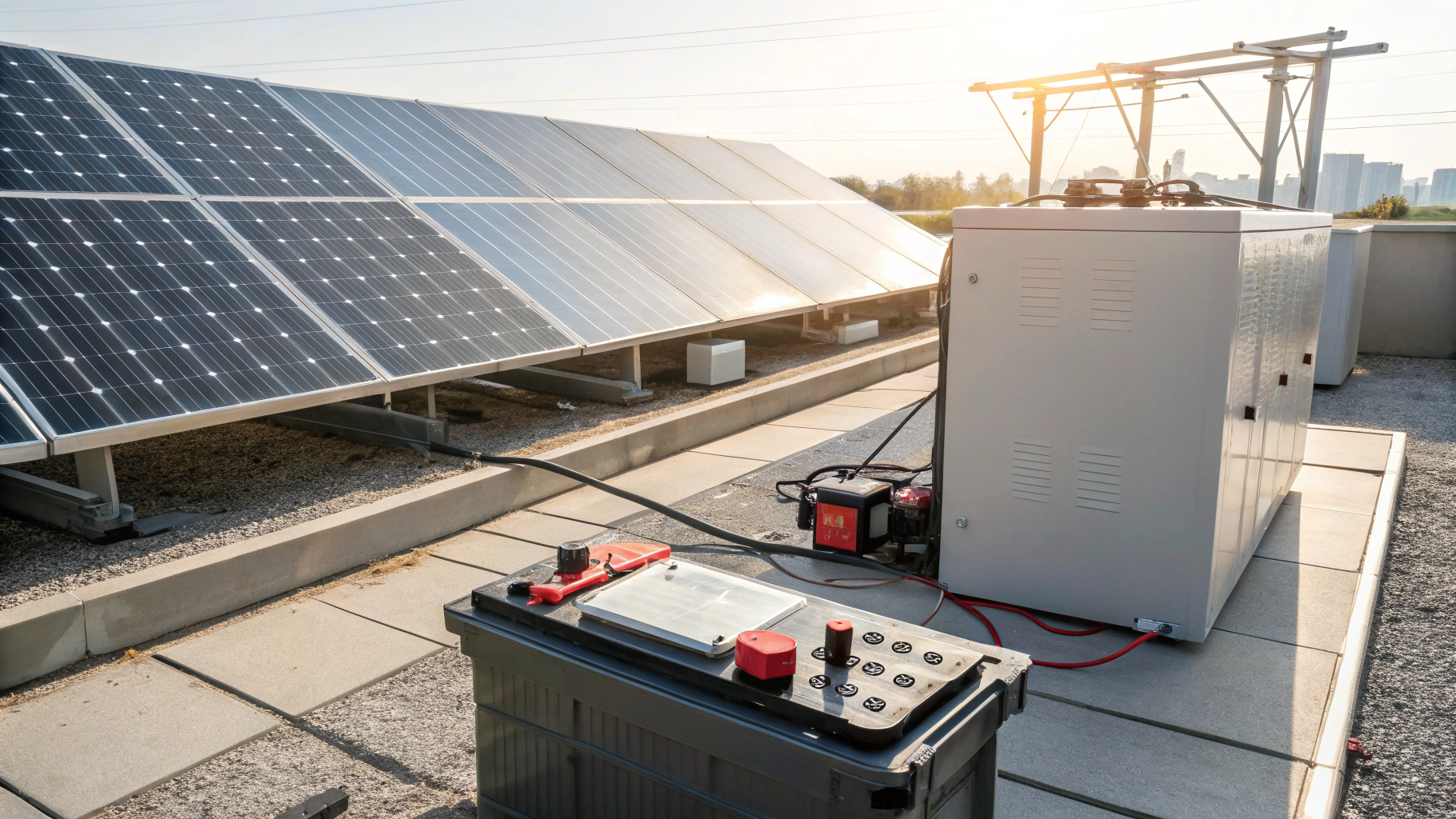 Solar Battery System Operation