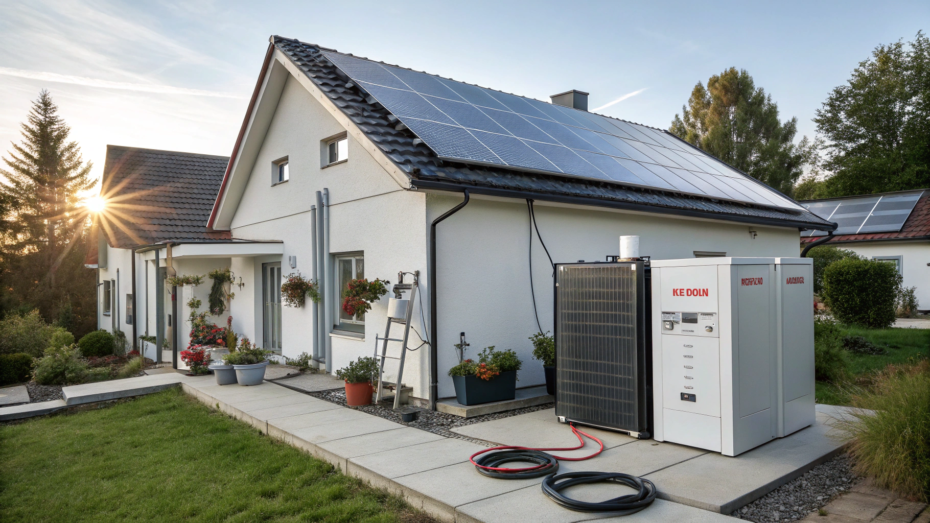 Lithium-Ion Battery System for Home Solar Energy Storage