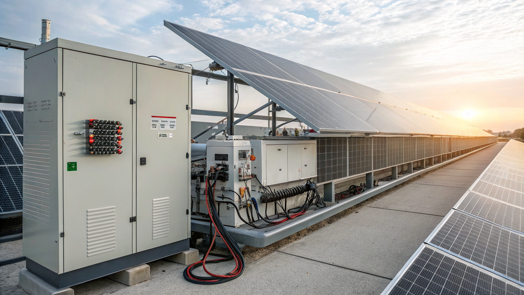 Solar Battery System Operation