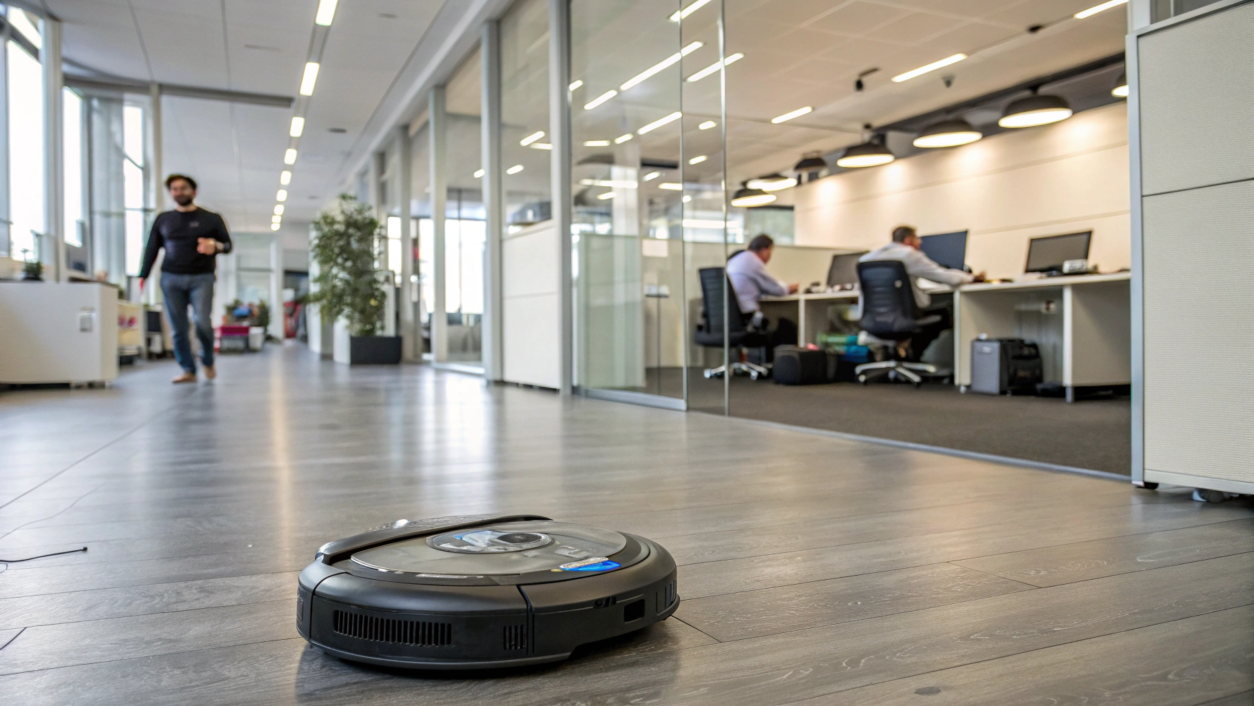 Autonomous Robot Vacuum Cleaning Office