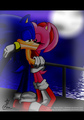 Sonic and Amy's kiss