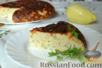Фото к рецепту: Творожная запеканка с куриным фаршем и перцем (в мультиварке) Фото к рецепту: Творожная запеканка с куриным фаршем и перцем (в мультиварке)
