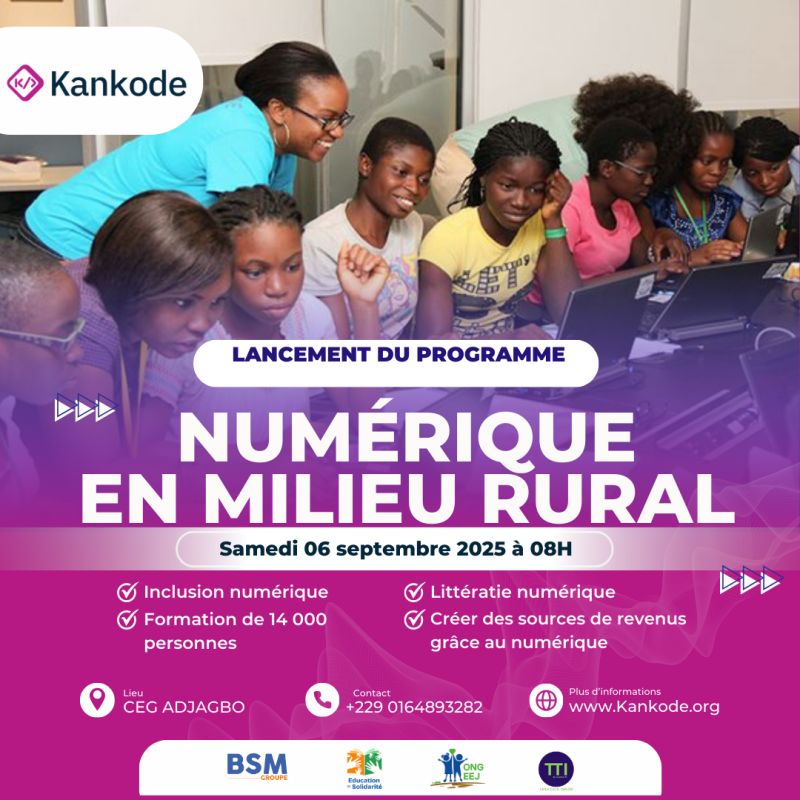 Lancement du programme Numérique en milieu rural - Akassato