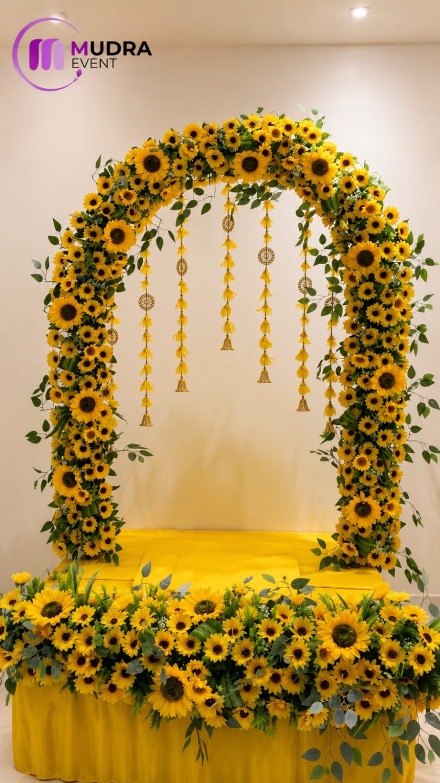 Sunflower Bliss Ganpati Decoration