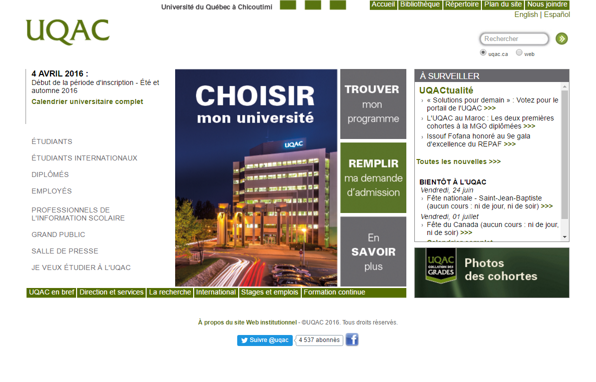 Université du Québec à Chicoutimi