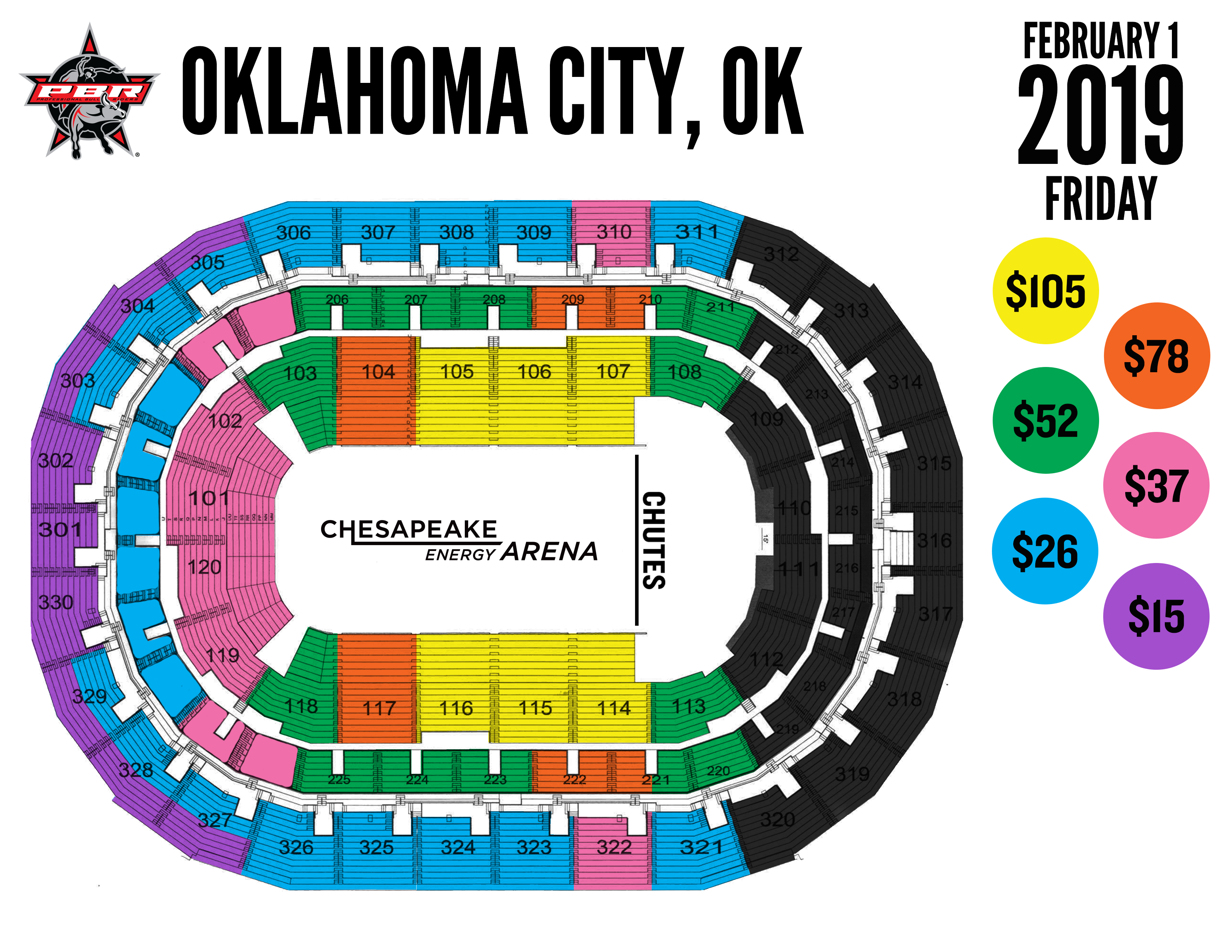 Chesapeake Arena Pbr Seating Chart