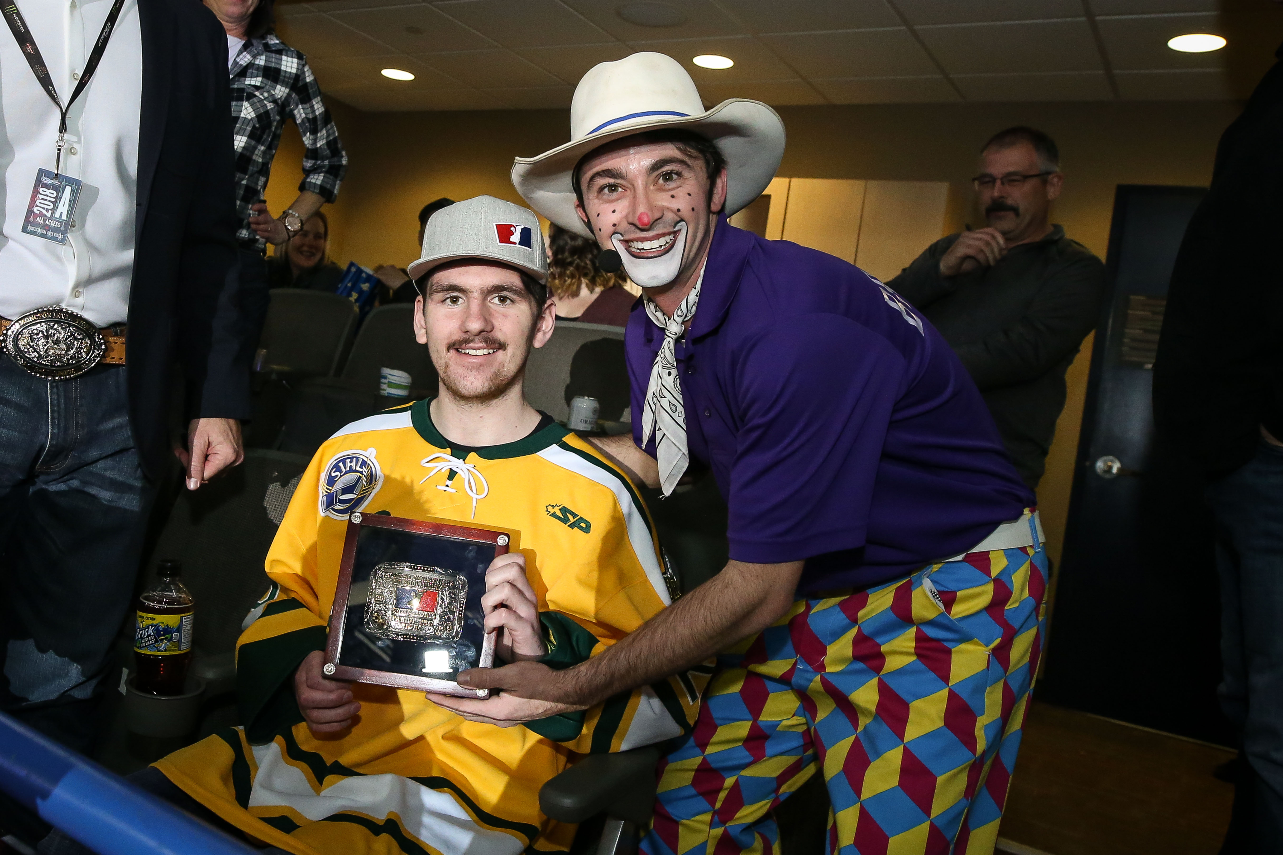 Humboldt Broncos survivor Layne Matechuk meets hockey idol Crosby