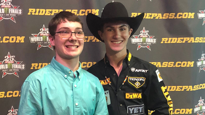 Ethan Brown with Jess Lockwood