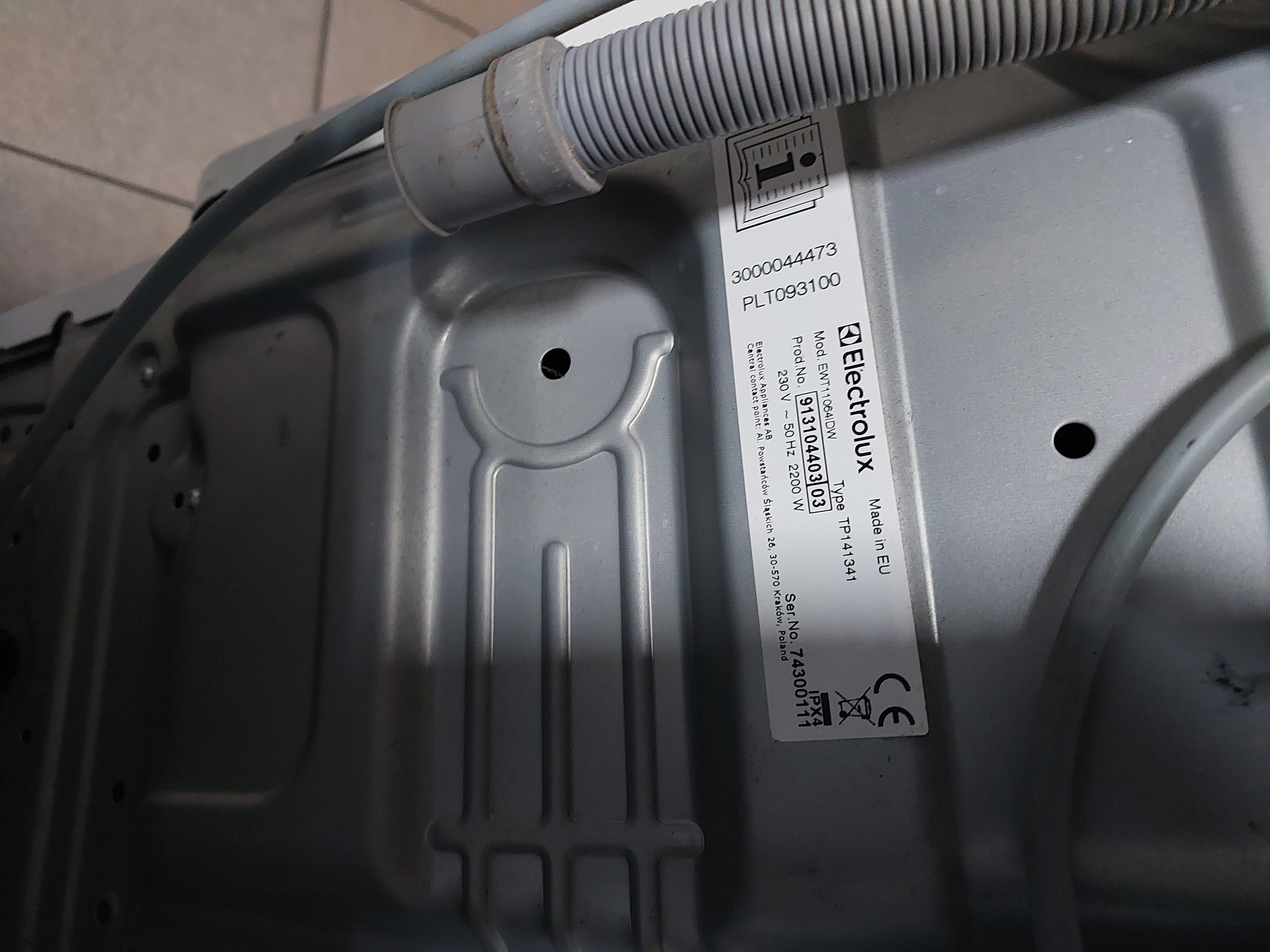 Пральна машина Electrolux EWT11064IDW Image