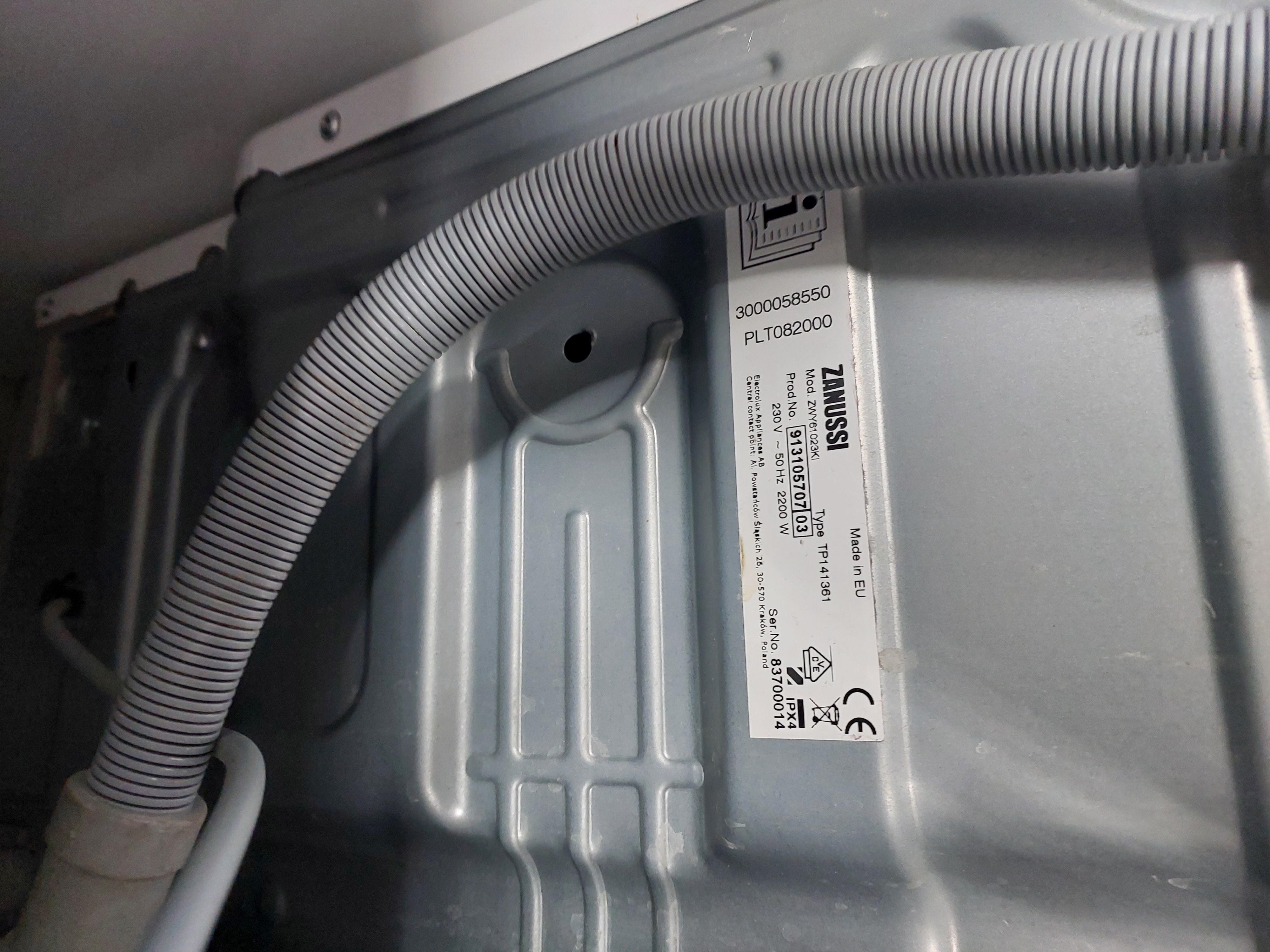 Пральна машина Zanussi ZWY61023KI Image