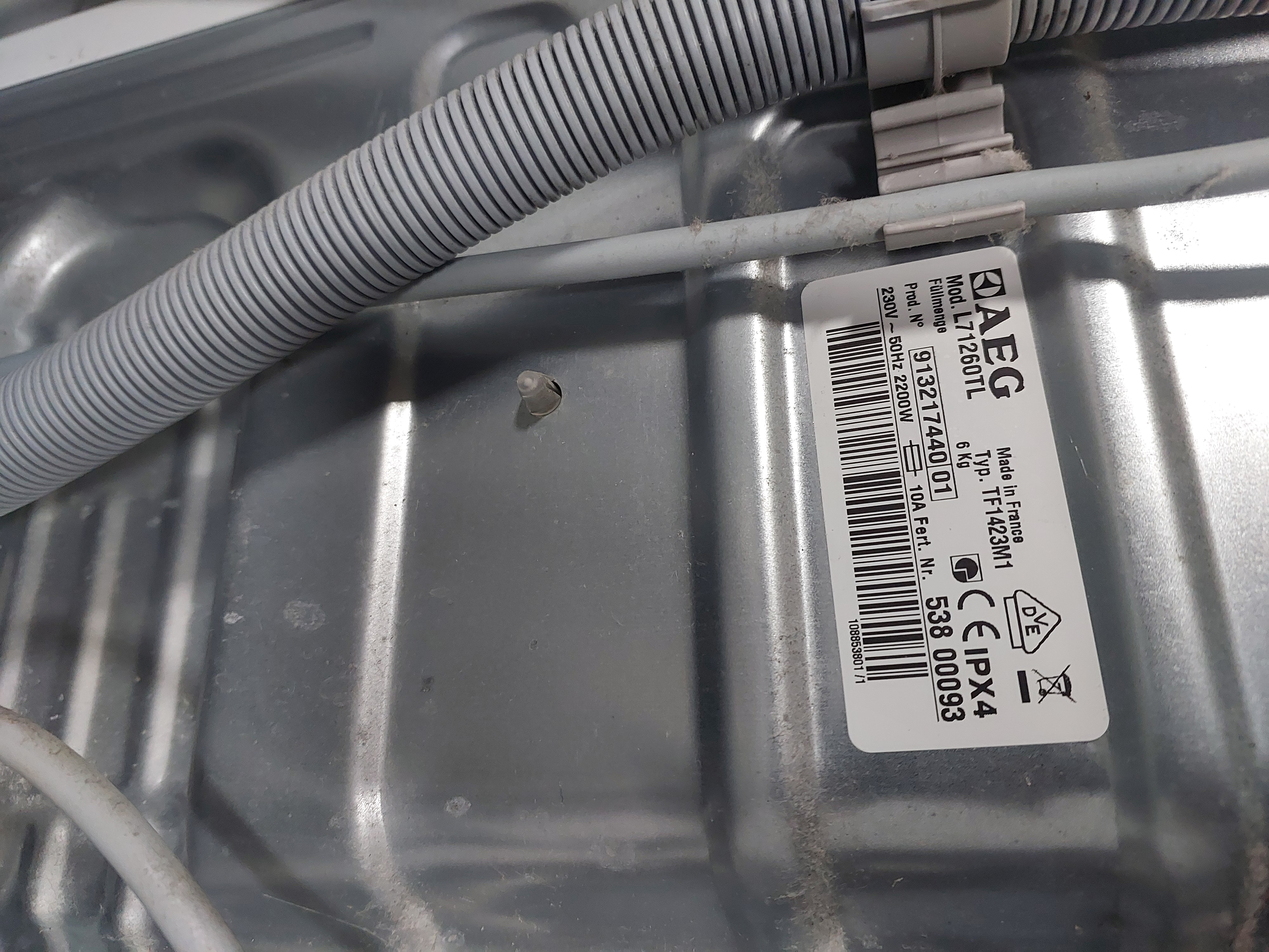 Пральна машина AEG L71260TL Image