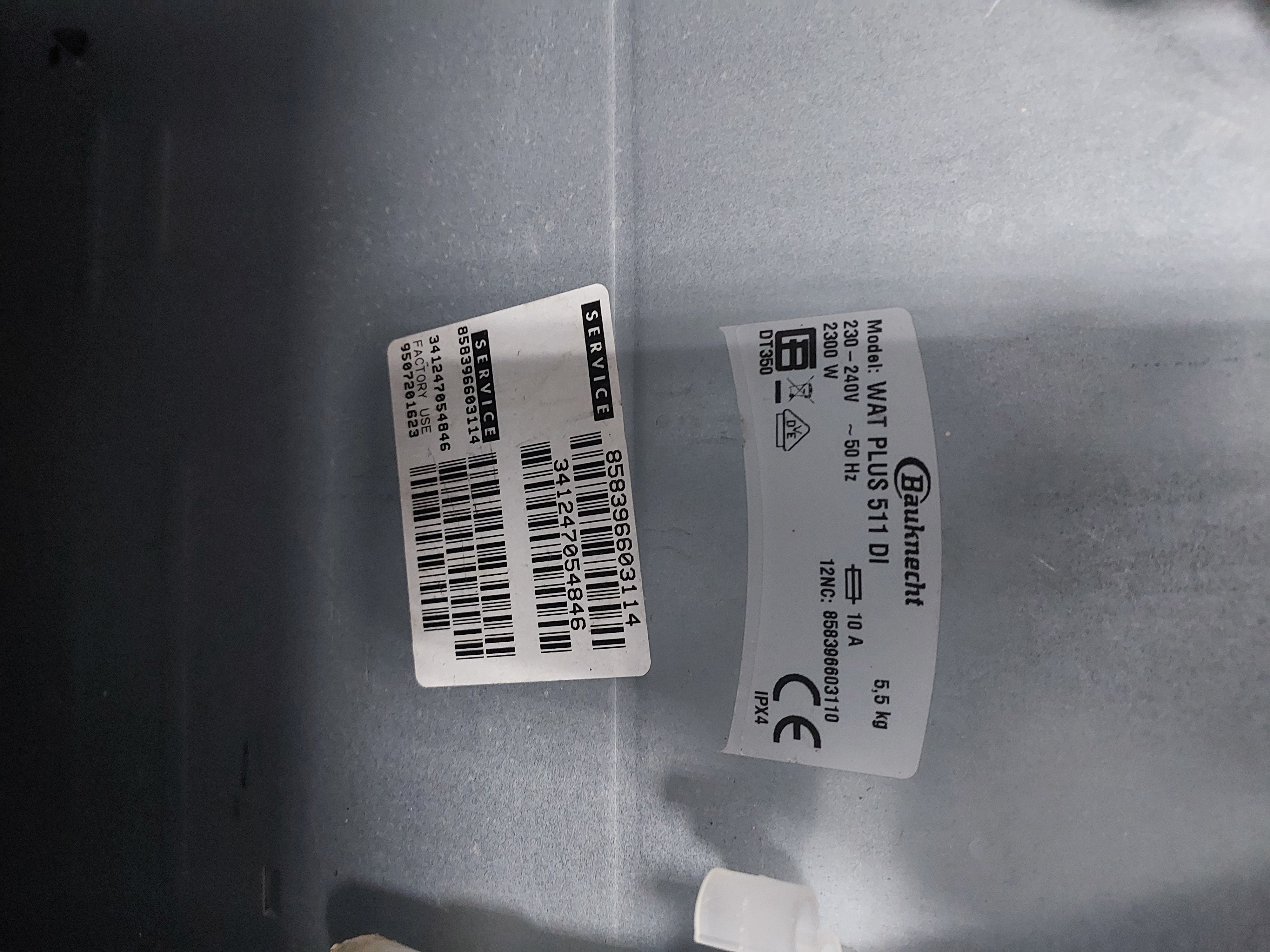 Пральна машина Bauknecht WAT PLUS 511 DI Image