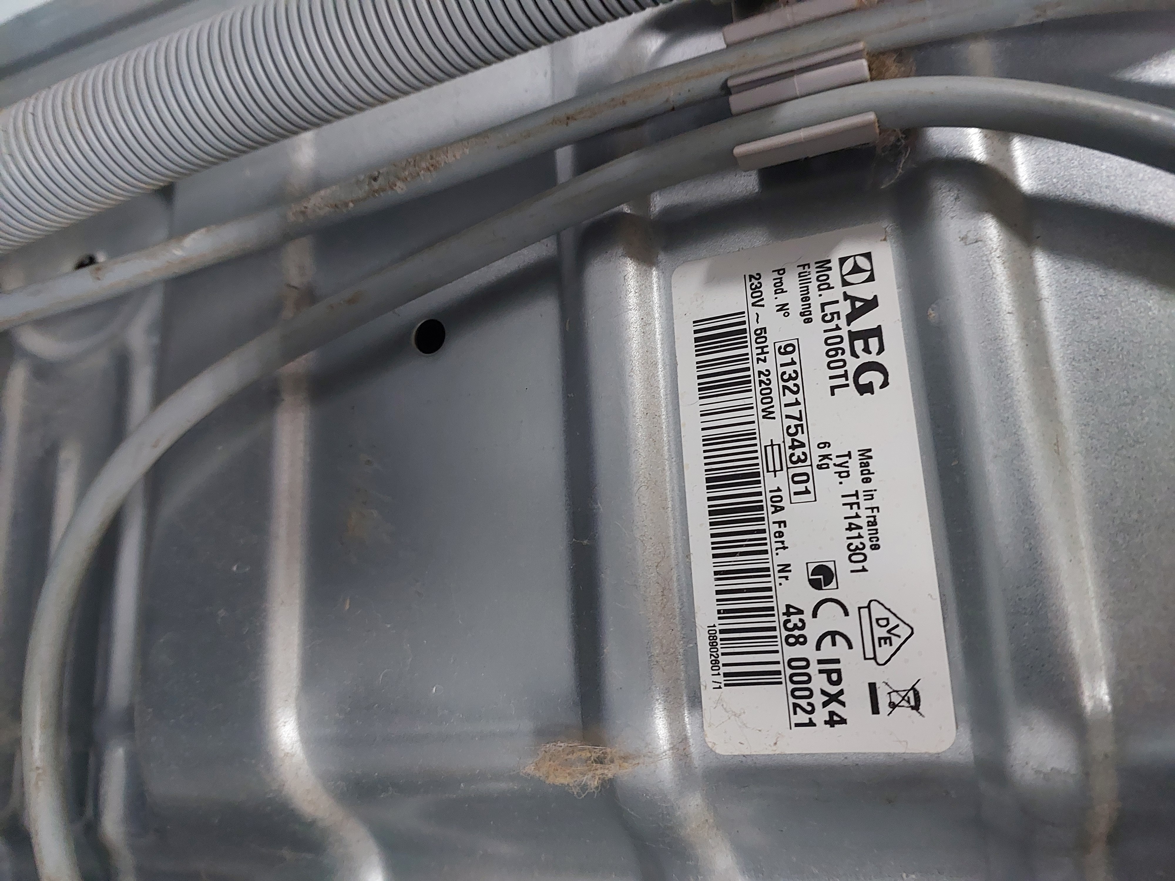 Пральна машина AEG L51060TL Image