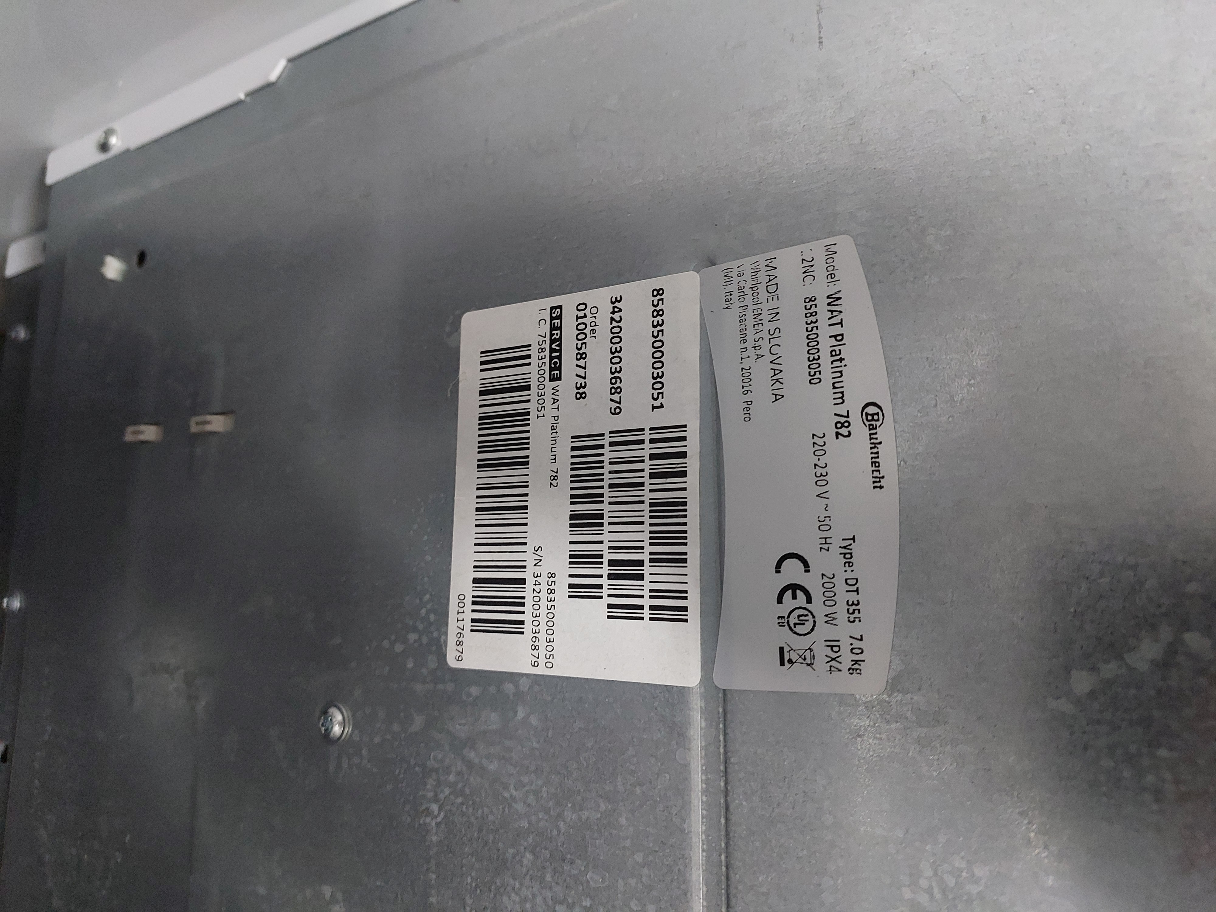 Пральна машина Bauknecht WAT Platinum 782 Image