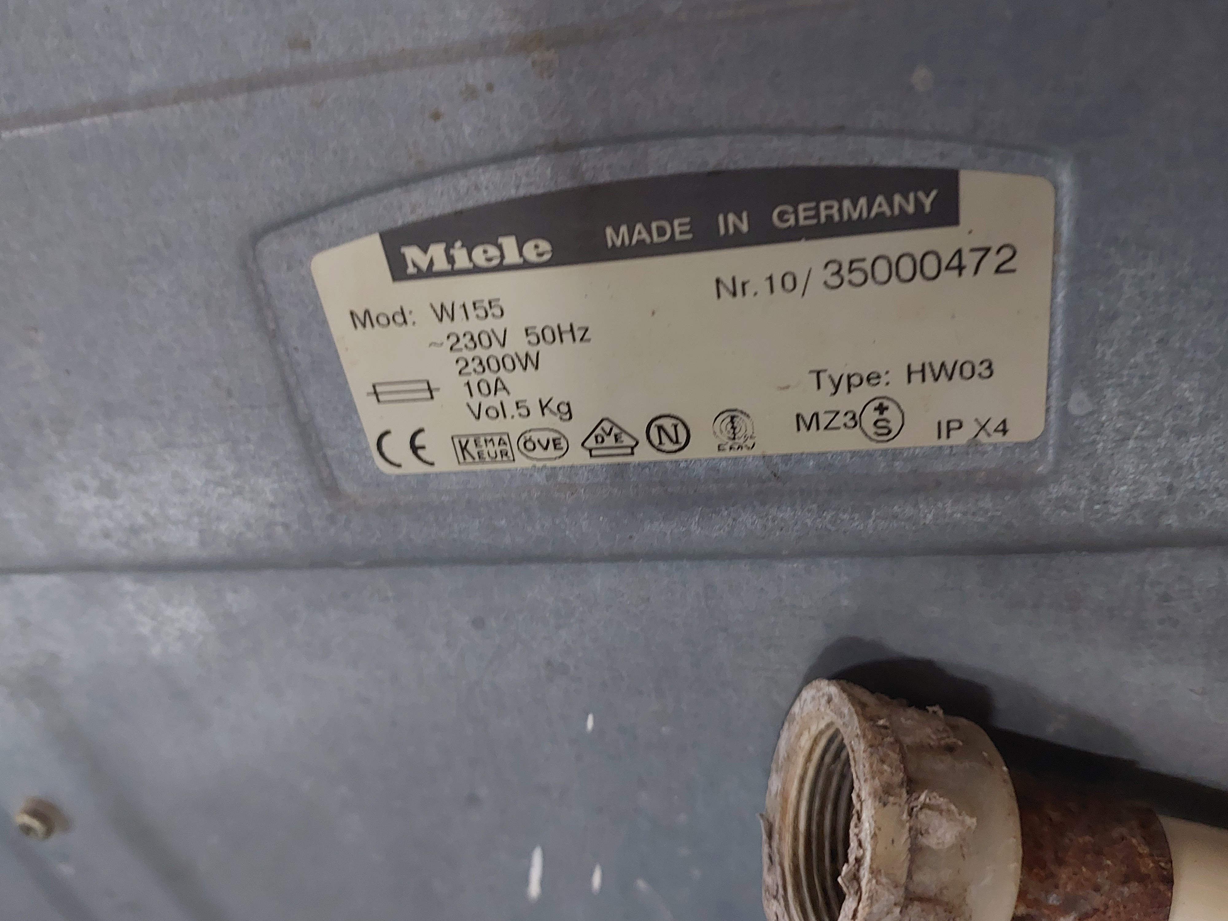 Пральна машина Miele NovoTronic W155 Image