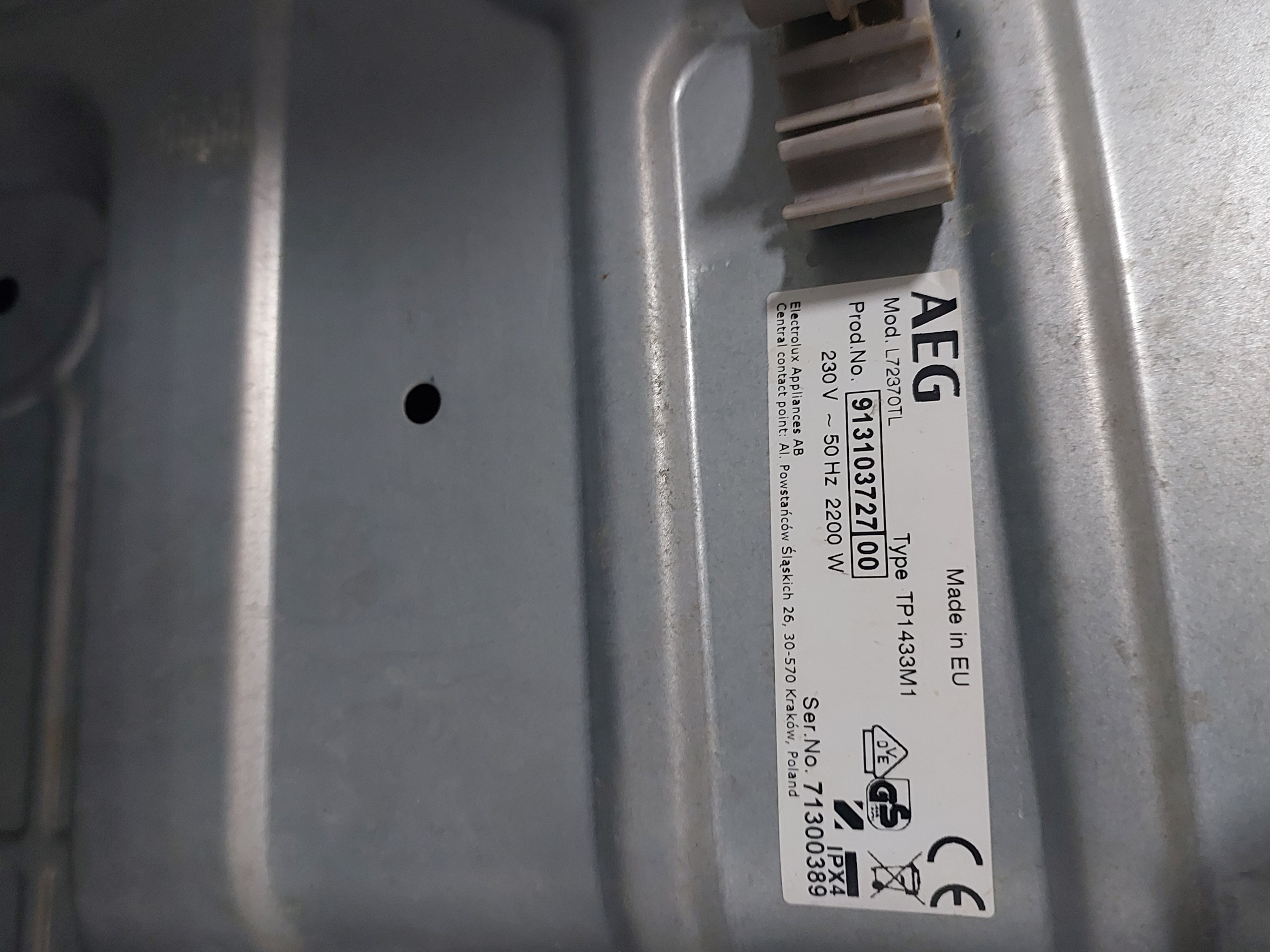 Пральна машина AEG L72370TL Image