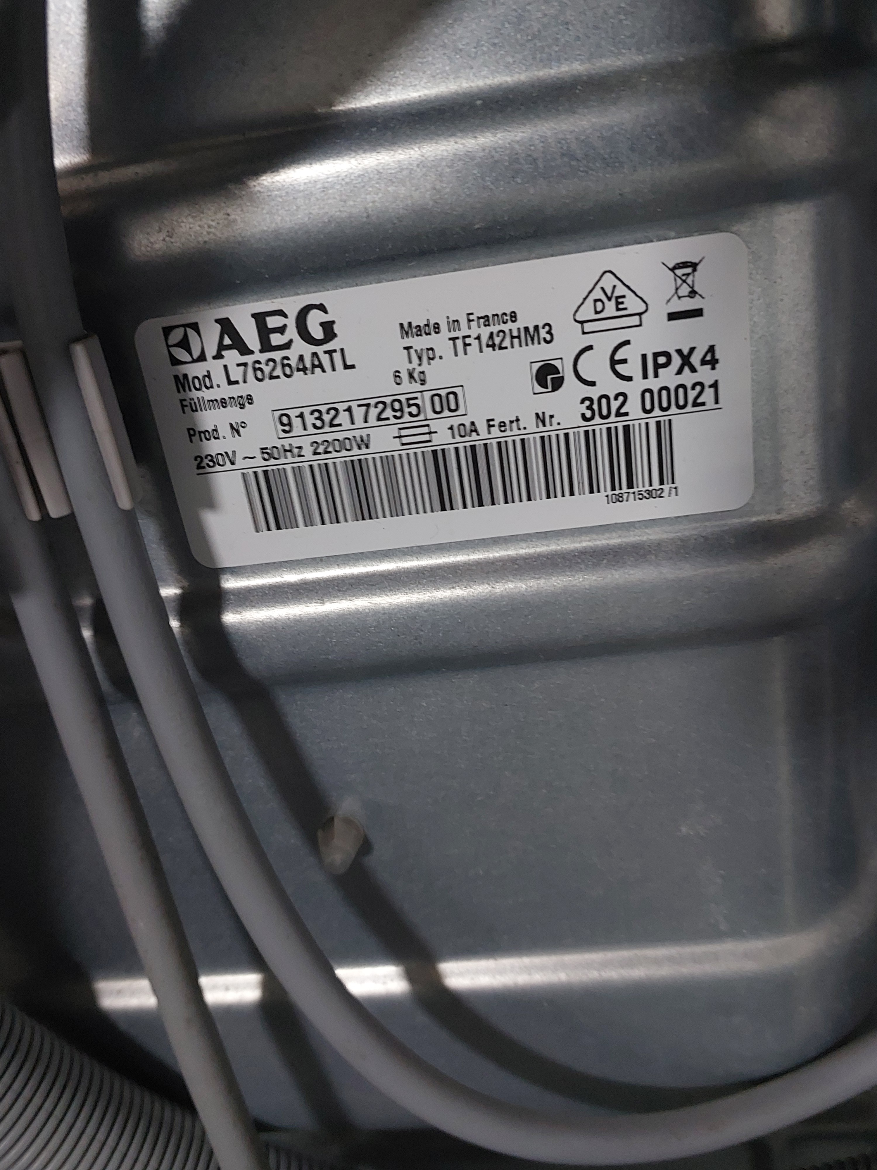 Пральна машина AEG L76264ATL Image