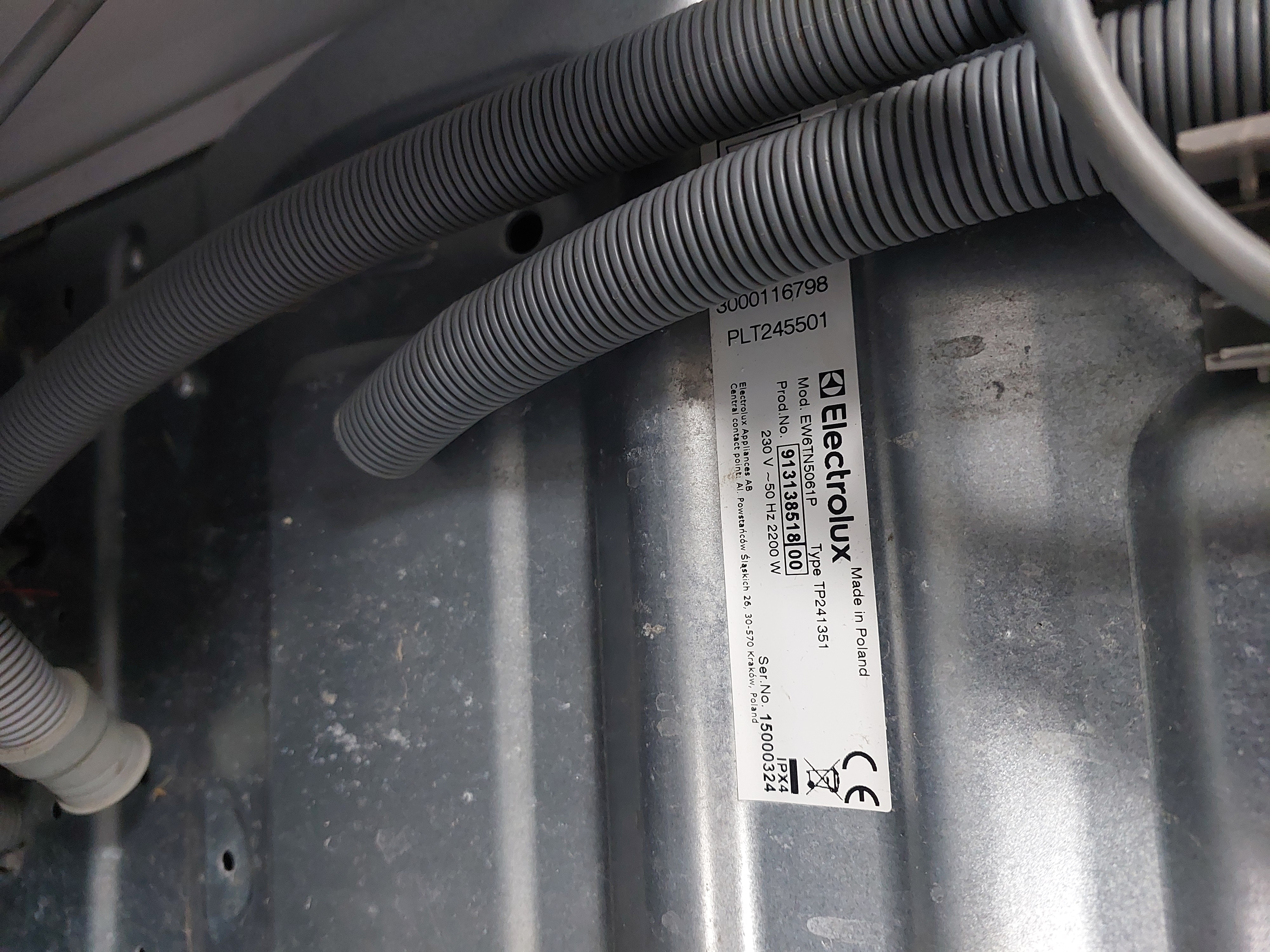 Пральна машина Electrolux EW6TN5061P Image